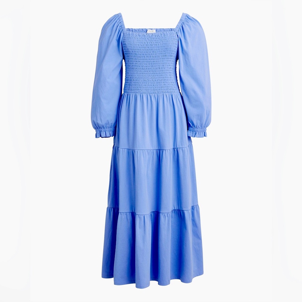 Tiered smocked midi dress J CREW size small